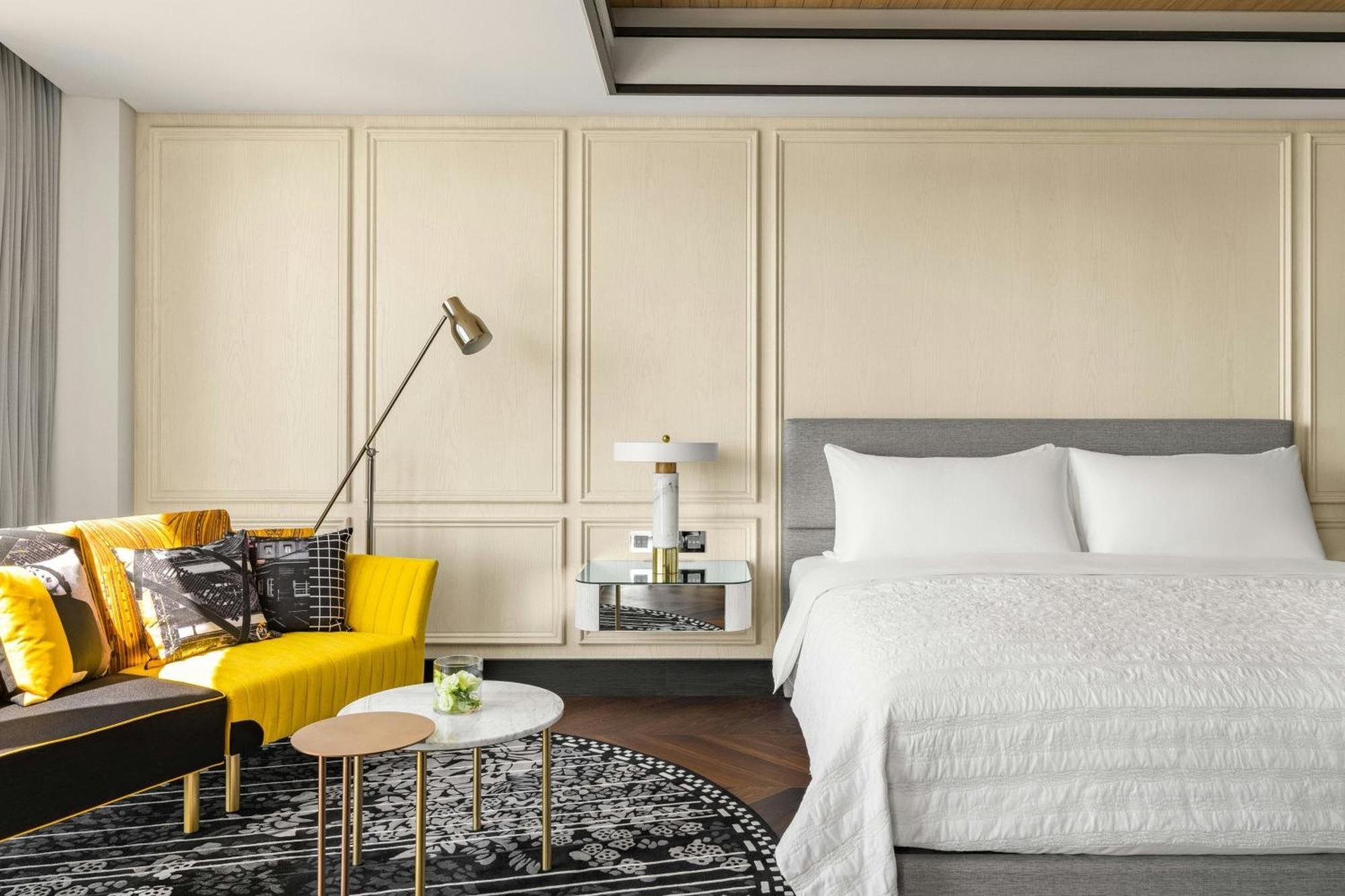Le Meridien Taichung Exterior foto A guest room at the hotel